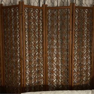 RARE Vintage MCM  KUMIKO 6-Panel Screen